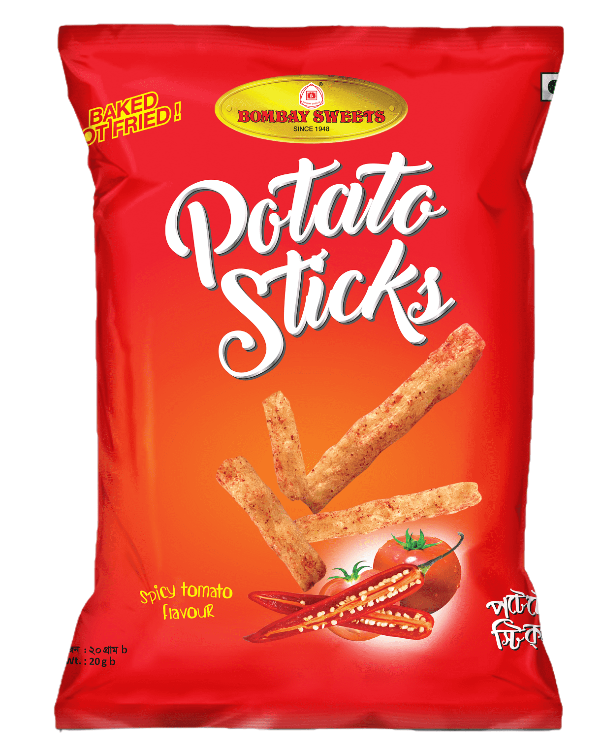 BOMBAY SWEETS POTATO STICKS - 20gm